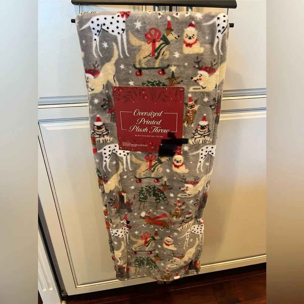 Christmas Dog Blanket/Throw